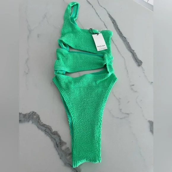 Bond-Eye Swim Rico One Piece in Apple - Picture 2 of 5